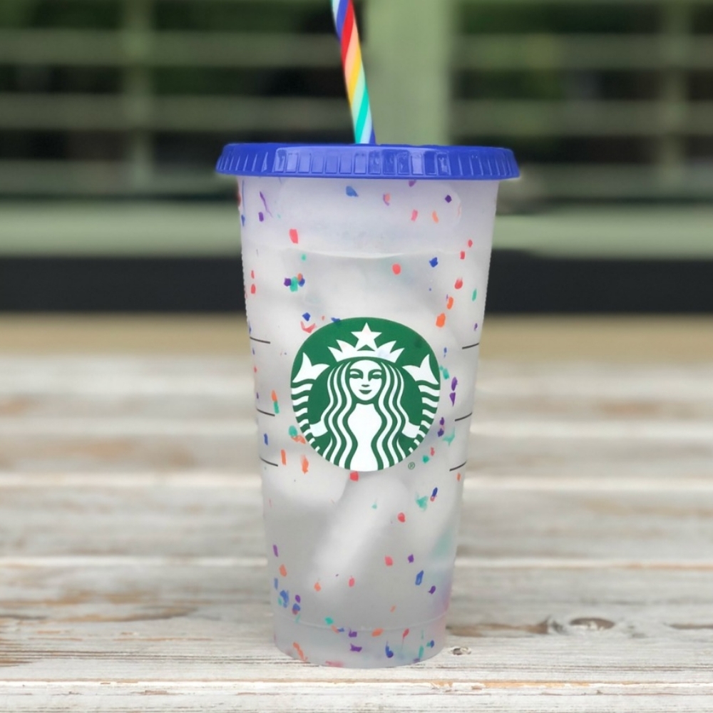 Starbucks l Confetti Color Changing Cold C…